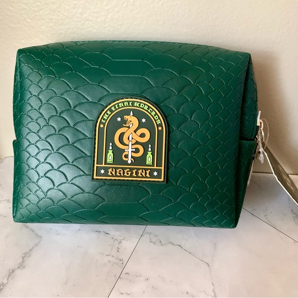 Profusion Cosmetics Handbags - PROFUSION cosmetics Green Harry Potter NAGINI Cosmetic makeup bag